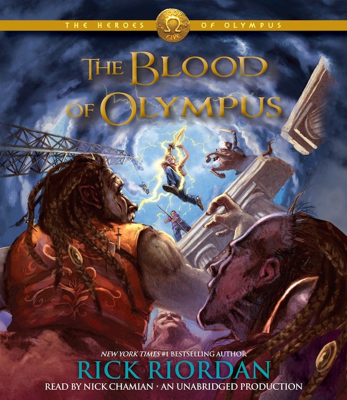 Front cover_The Heroes of Olympus, Book Five: The Blood of Olympus