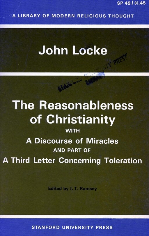 Front cover_The Reasonableness of Christianity, and A Discourse of Miracles