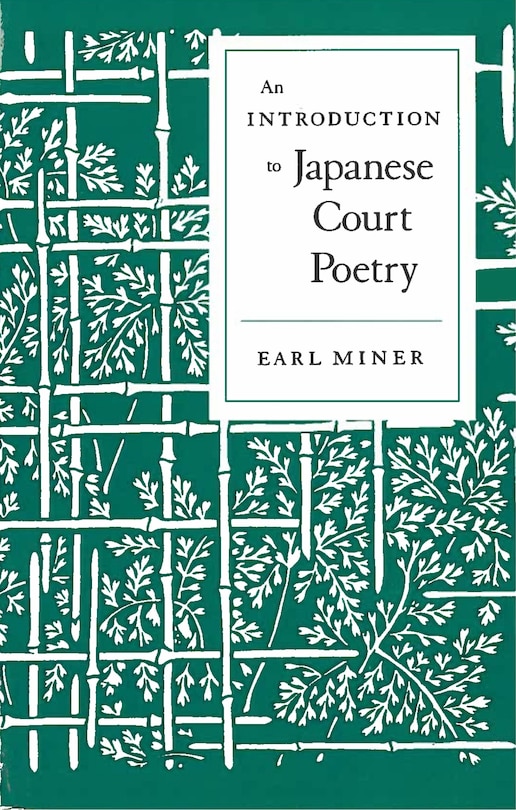 Couverture_An Introduction to Japanese Court Poetry