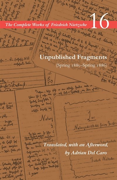 Front cover_Unpublished Fragments (Spring 1885–Spring 1886)
