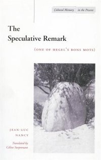 Front cover_The Speculative Remark