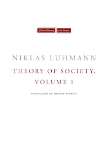 Couverture_Theory Of Society, Volume 1