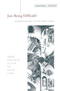 Front cover_Just Being Difficult?
