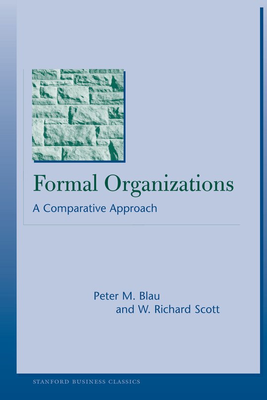 Front cover_Formal Organizations