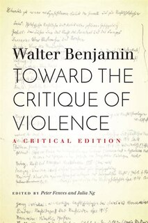 Front cover_Toward The Critique Of Violence