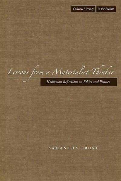 Couverture_Lessons from a Materialist Thinker