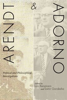Front cover_Arendt and Adorno
