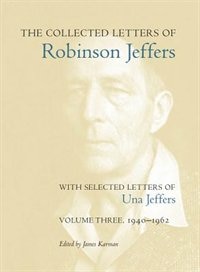 Couverture_The Collected Letters of Robinson Jeffers, with Selected Letters of Una Jeffers