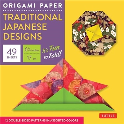 Front cover_Origami Paper - Traditional Japanese Designs - Small 6 3/4
