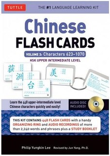 Chinese Flash Cards Kit Volume 3: HSK Upper Intermediate Level (Online Audio Included)