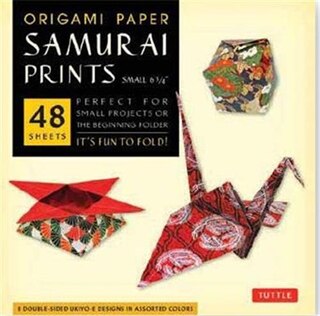 Front cover_Origami Paper - Samurai Prints - Small 6 3/4 - 48 Sheets