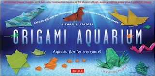 Origami Aquarium Kit: Aquatic fun for everyone!: Kit with Two 32-page Origami Books, 20 Projects & 98 Origami Papers: Great for Kids & Adults!