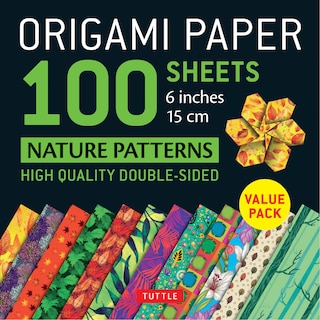 Front cover_Origami Paper 100 sheets Nature Patterns 6 (15 cm)