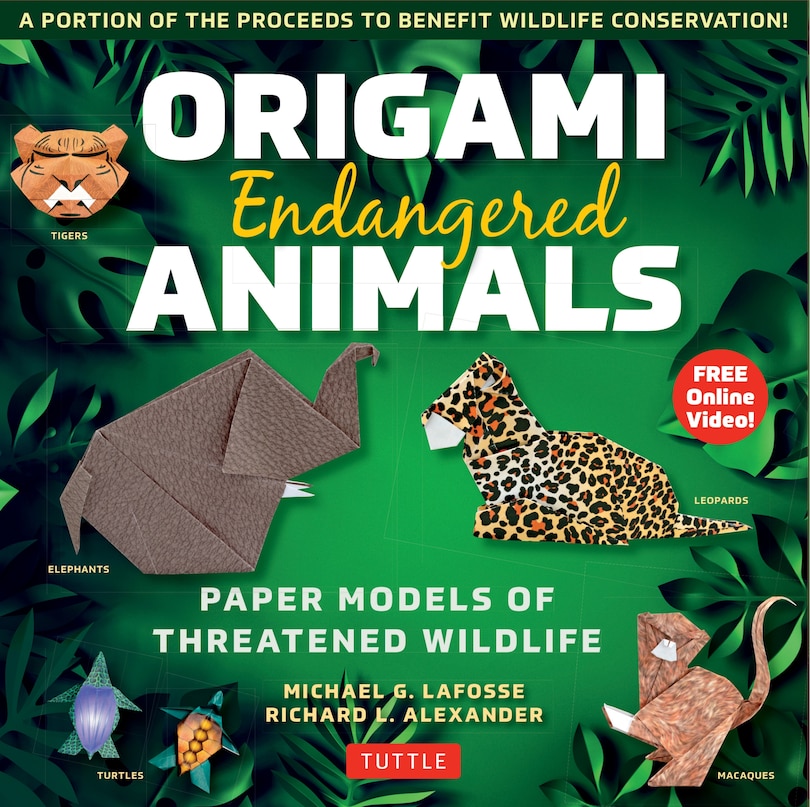Couverture_Origami Endangered Animals Kit