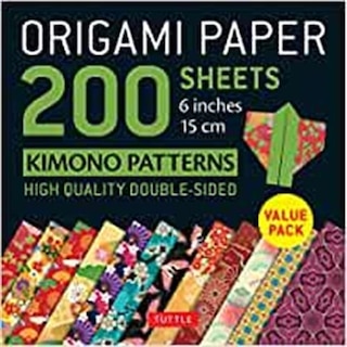 Front cover_Origami Paper 200 sheets Kimono Patterns 6 (15 cm)