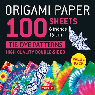 Front cover_Origami Paper 100 sheets Tie-Dye Patterns 6 (15 cm)