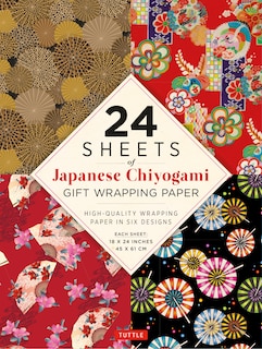 Front cover_24 Sheets Of Chiyogami Patterns Gift Wrapping Paper