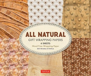 Front cover_All Natural Gift Wrapping Papers 6 sheets