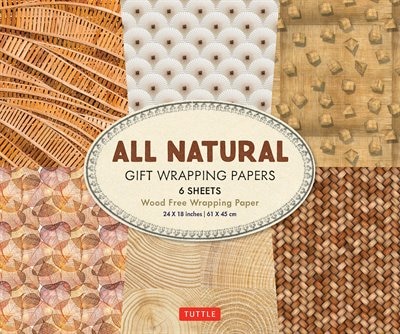 Front cover_All Natural Gift Wrapping Papers 6 sheets