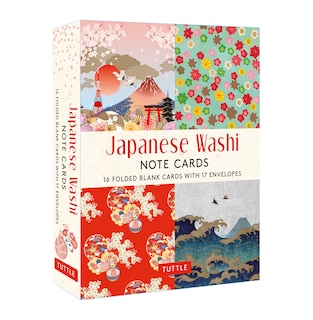 Front cover_Japanese Washi, 16 Note Cards