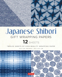 Couverture_Japanese Shibori Gift Wrapping Papers - 12 Sheets