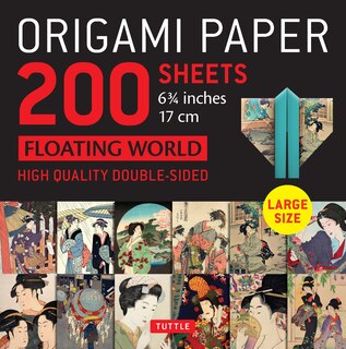 Front cover_Origami Paper 200 sheets Floating World 6 3/4 (17 cm)