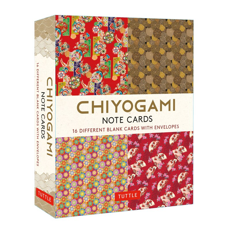Couverture_Chiyogami Japanese, 16 Note Cards