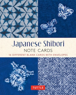 Front cover_Japanese Shibori, 16 Note Cards