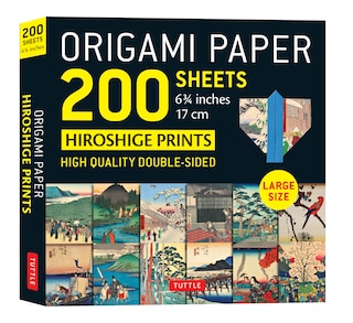 Front cover_Origami Paper 200 sheets Hiroshige Prints 6 3/4 (17 cm)