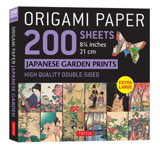 Couverture_Origami Paper 200 sheets Japanese Garden Prints 8 1/4 21cm