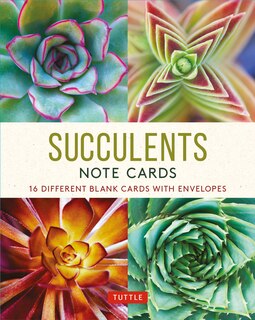 Couverture_Succulents, 16 Note Cards