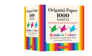 Couverture_Origami Paper Rainbow Colors 1,000 sheets 4 (10 cm)