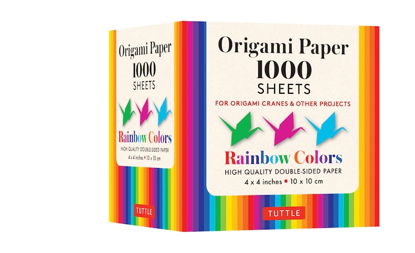 Couverture_Origami Paper Rainbow Colors 1,000 sheets 4 (10 cm)