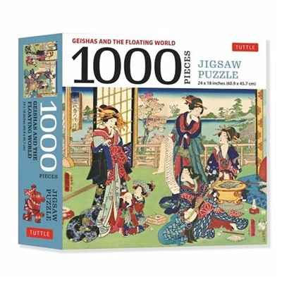 Geishas and the Floating World - 1000 Piece Jigsaw Puzzle: Finished Size 24 x 18 inches (61 x 46 cm)