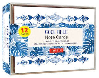 Front cover_Cool Blue Note Cards - 12 Cards