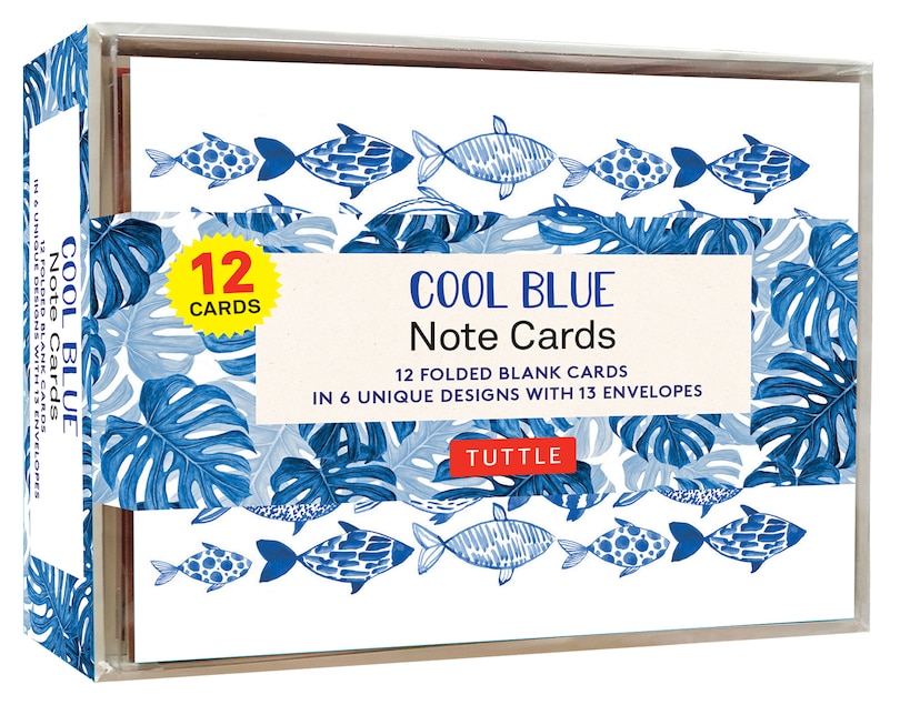 Front cover_Cool Blue Note Cards - 12 Cards