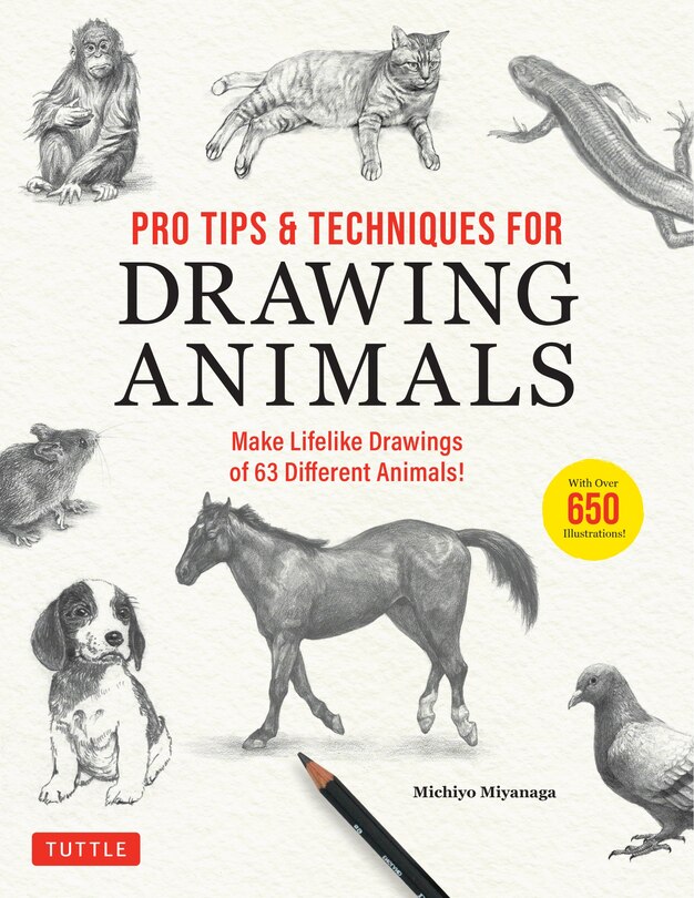 Front cover_Pro Tips & Techniques for Drawing Animals