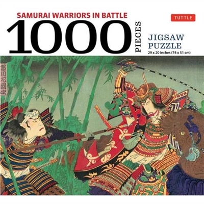 Front cover_Samurai Warriors in Battle- 1000 Piece Jigsaw Puzzle
