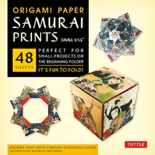 Front cover_Origami Paper - Samurai Prints - Small 6 3/4 - 48 Sheets