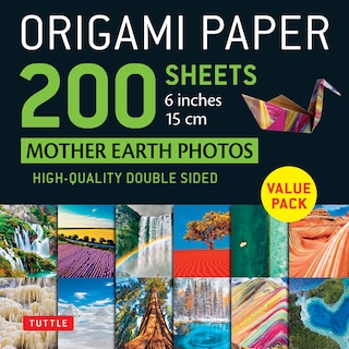 Front cover_Origami Paper 200 sheets Mother Earth Photos 6 (15 cm)