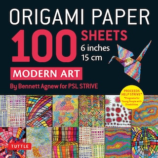 Front cover_Origami Paper 100 sheets Modern Art 6 (15 cm)