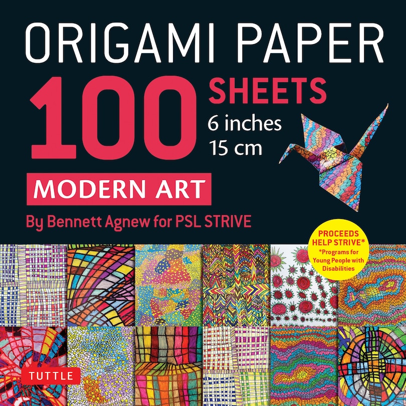 Front cover_Origami Paper 100 sheets Modern Art 6 (15 cm)