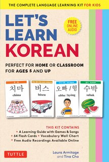 Front cover_Let's Learn Korean Flash Card Kit