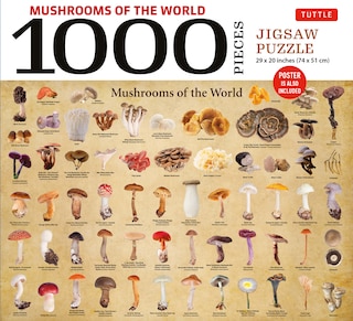 Front cover_Mushrooms of the World - 1000 Piece Jigsaw Puzzle