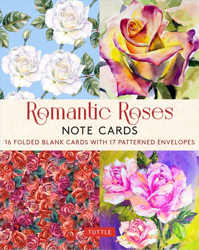 Couverture_Romantic Roses, 16 Note Cards