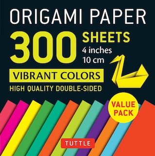 Couverture_Origami Paper 300 sheets Vibrant Colors 4 (10 cm)