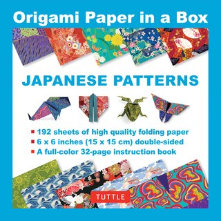 Front cover_Origami Paper in a Box - Japanese Patterns