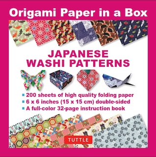 Front cover_Origami Paper in a Box - Japanese Washi Patterns