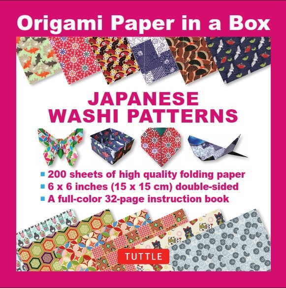 Front cover_Origami Paper in a Box - Japanese Washi Patterns