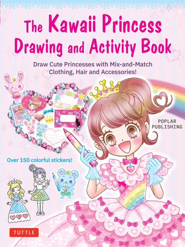 Front cover_The Kawaii Princess Drawing and Activity Book